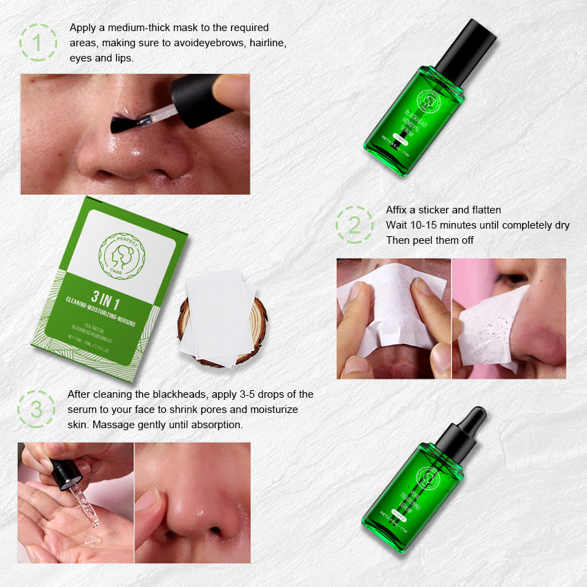 Perfectcare Tea Tree Oil Blackhead Removing Kit