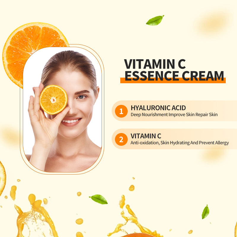 PERFECT CARE Vitamin C Cream for Face Brightening Moisturising Cream (50g1.7 fl. oz.)