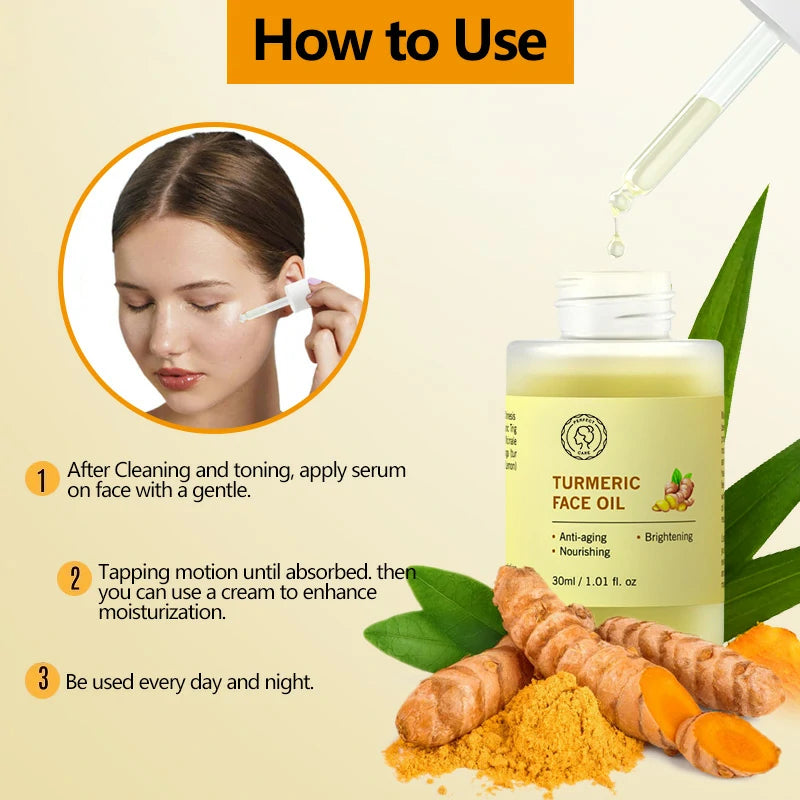 PERFECT CARE Turmeric Face Oil - Natural & Organic (30ML/1 fl. oz.)