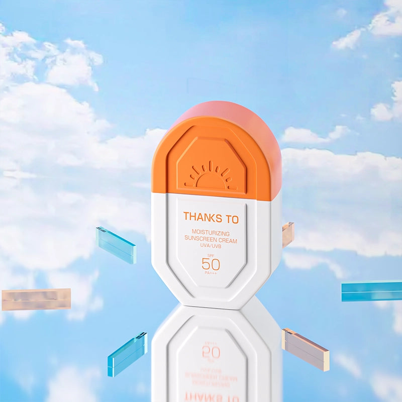 THANKS TO Moisturizing Sunscreen Cream, uva/uvb 50g