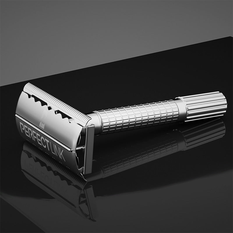 PERFECTLINK Shaving Razor with Double Edge Razor Blades
