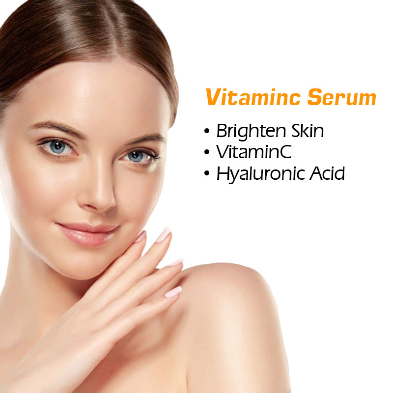 PERFECT CARE Vitamin C Face Serum - Hyaluronic Acid, Vit C-Anti Aging Facial Brightening Serum