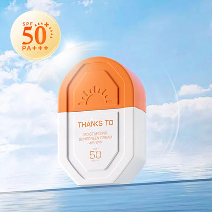 THANKS TO Moisturizing Sunscreen Cream, uva/uvb 50g
