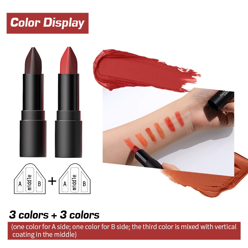 THANKS TO Dual Color Lipstick-Vibrant Hues in One Swipe