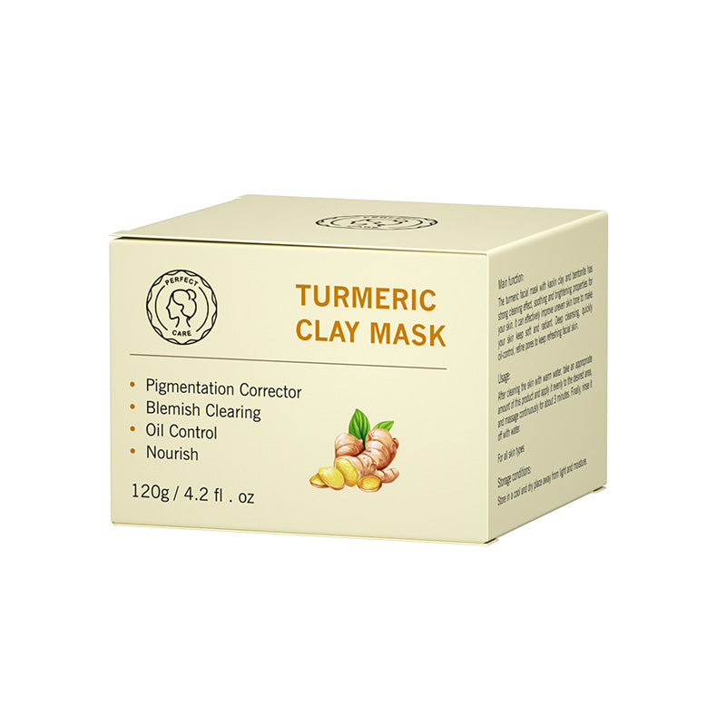PERFECT CARE Turmeric Vitamin C Clay Mask  Facial Mask with Vitamin C E for Radiant Skin