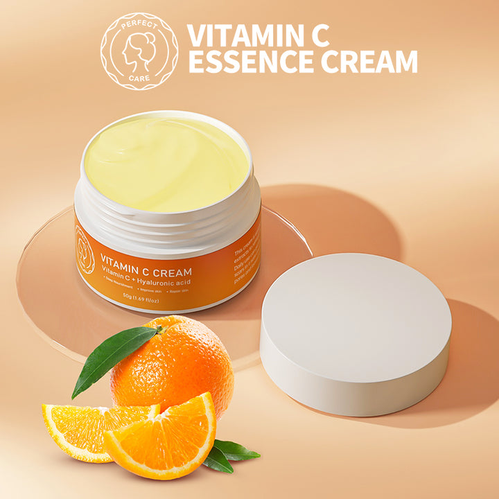 PERFECT CARE Vitamin C Cream for Face  Brightening Moisturising Cream  (50g1.7 fl. oz.)